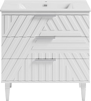 Brevita Тумба с раковиной Etna 85 белая